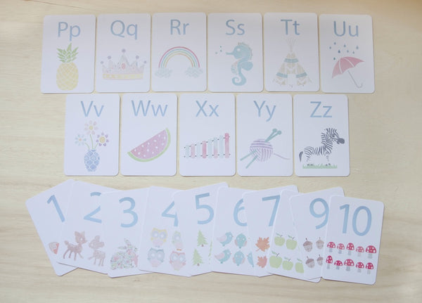 Alphabet & Number Flash Cards