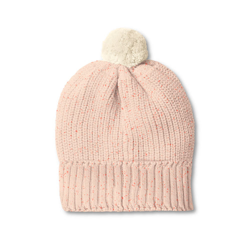 Wilson & Frenchy | Knitted Rib Beanie- Silver Peony Fleck