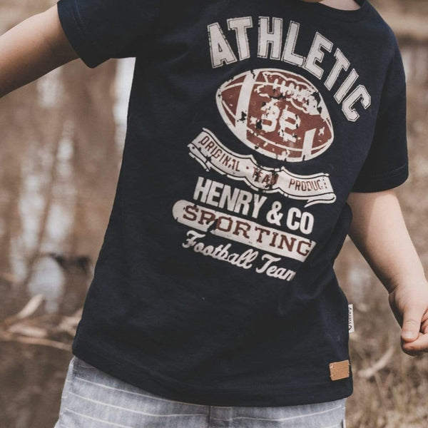 Love Henry | Athletic Tee - Navy