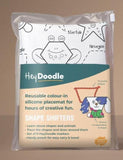 hey doodle shape shifters placemat