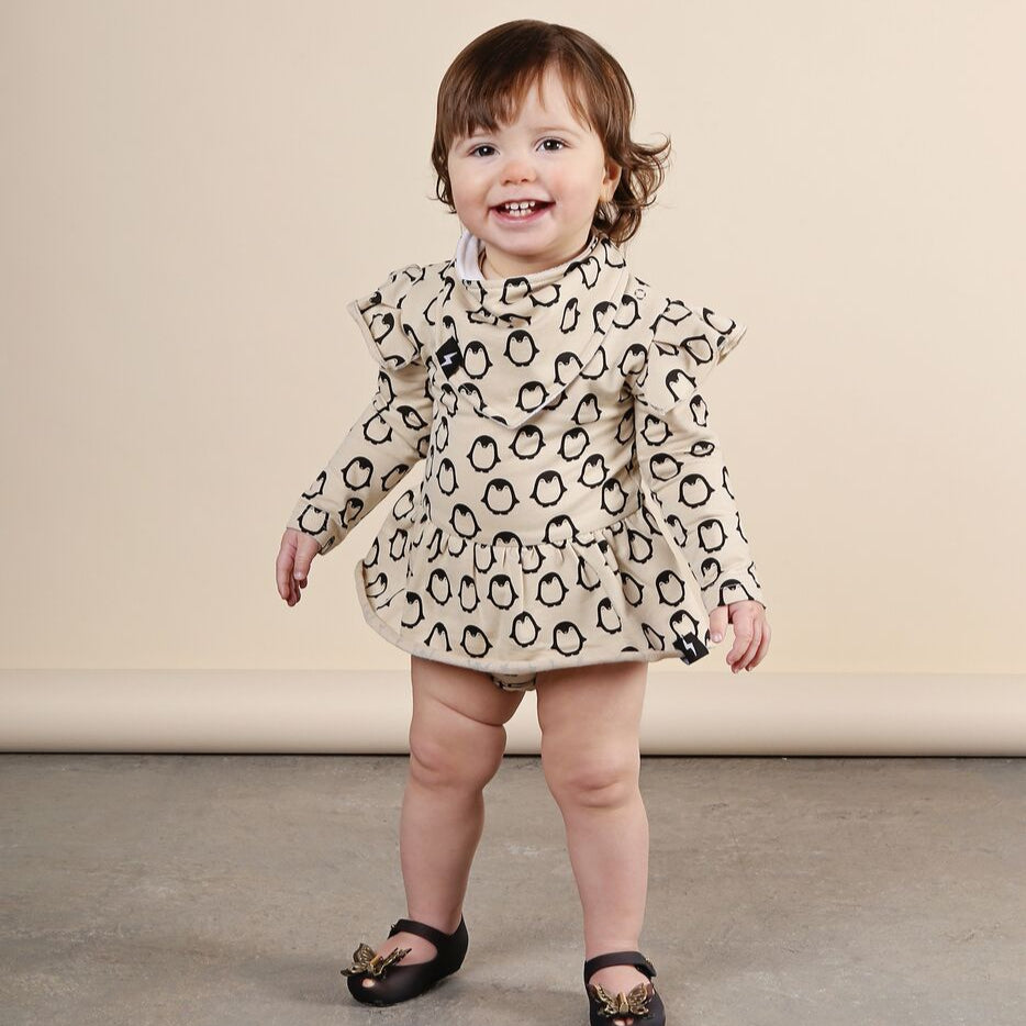 Kapowkids | Penguin Baby Flutter dress - LAST Size 0