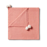 Wilson & Frenchy | Knitted Blanket - Flamingo Fleck