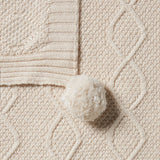 Wilson & Frenchy | Knitted Cable Blanket - Oatmeal Melange