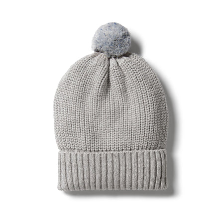 Aster & Oak | Navy Cable Knit Beanie