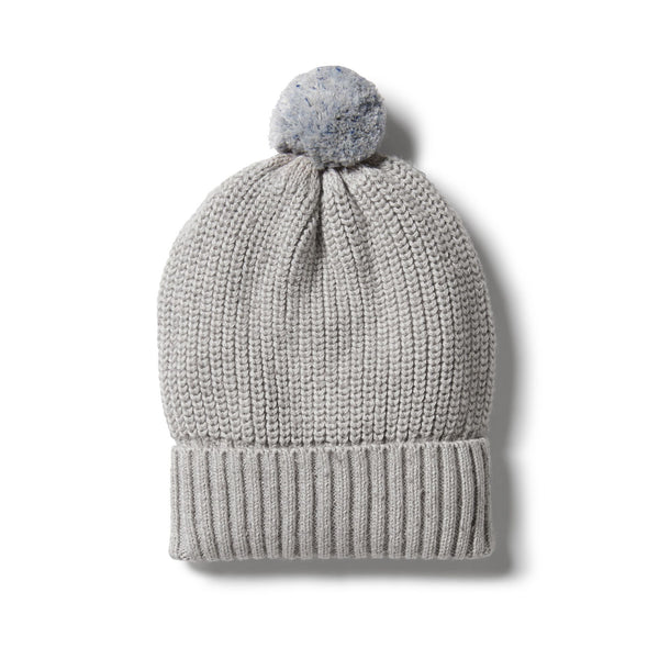 Wilson & Frenchy | Knitted Hat - Glacier Grey Fleck