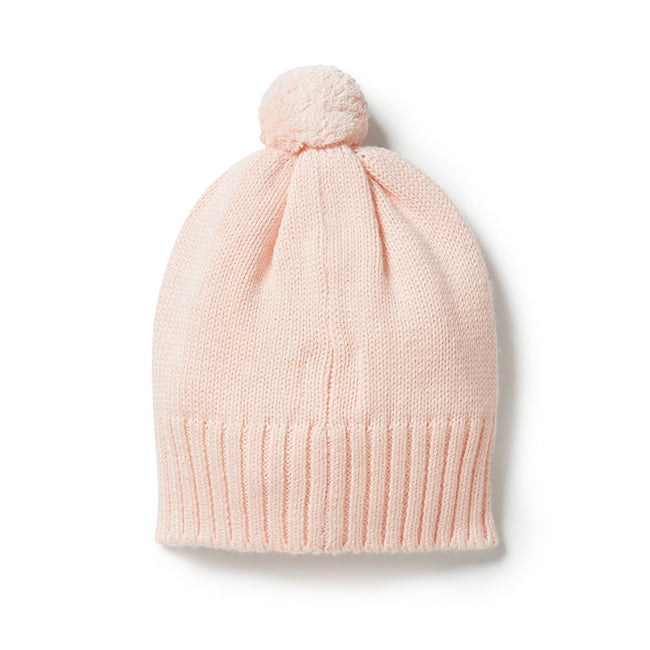 Wilson & Frenchy | Knitted Mini Cable Hat - Blush