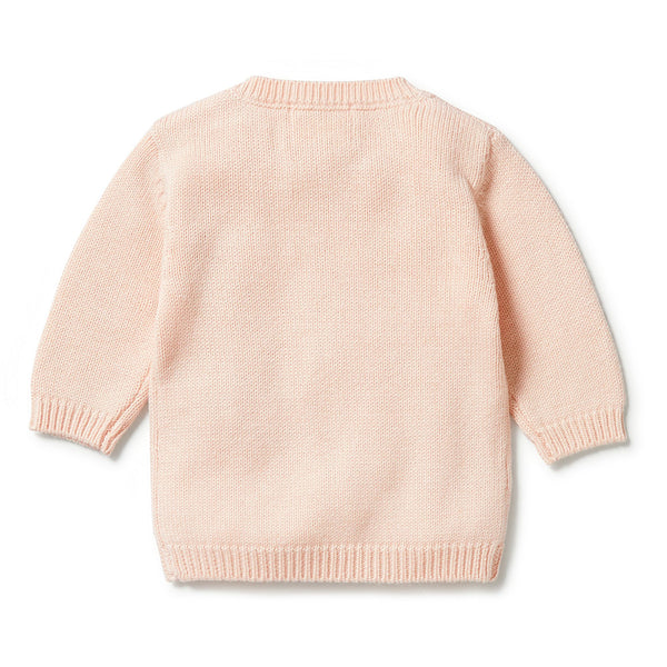 Wilson & Frenchy | Knitted Mini Cable Jumper - Blush