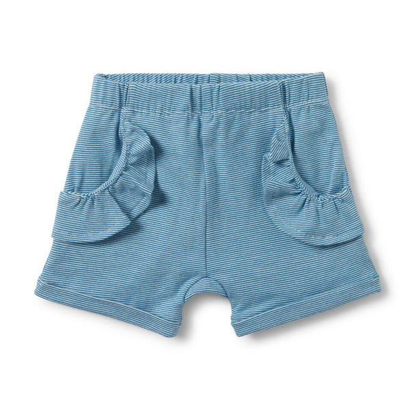 Wilson & Frenchy | Blue Ruffle Short - LAST Size 0000