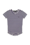 Adam+Yve | Navy Side Zip Tee - LAST Size 2, 8