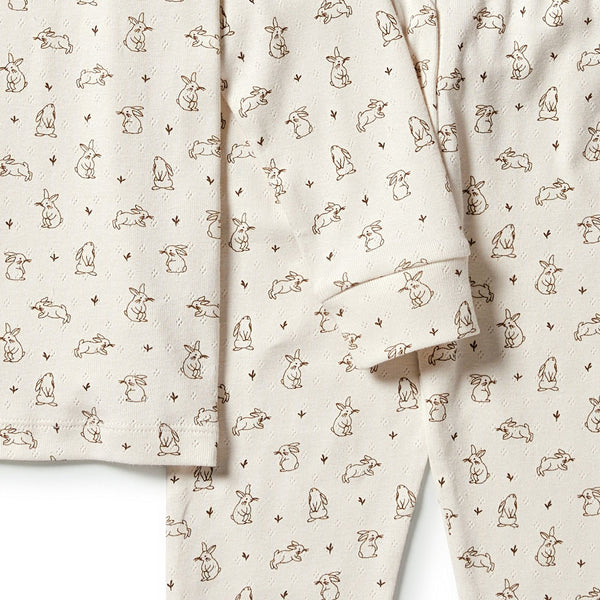 Wilson & Frenchy | Organic Pointelle Long Sleeve Pyjamas