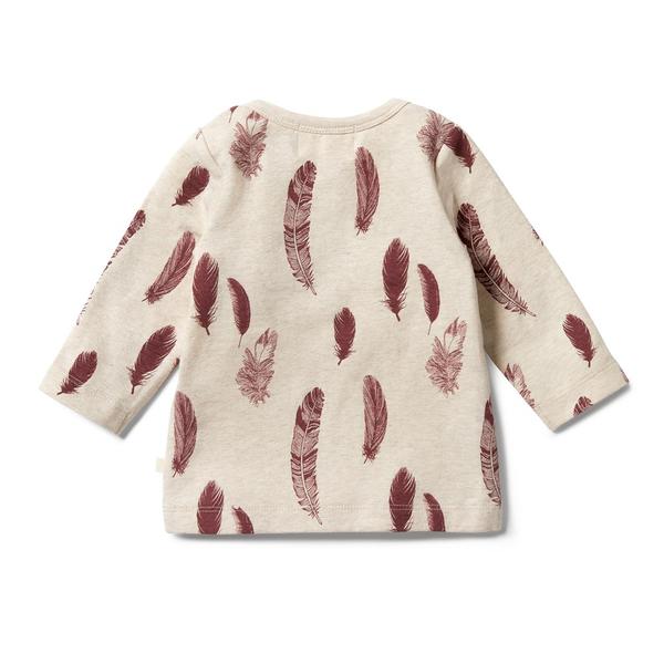 Wilson & Frenchy | Organic Falling Feathers Ruffle Top - LAST Size 000