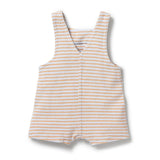 Organic Terry Overall - Nutmeg Stripe