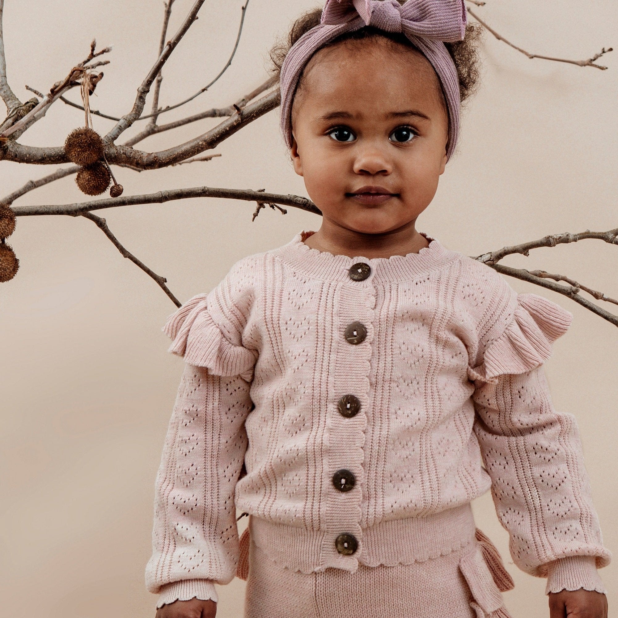 Heart knit cardigan sale