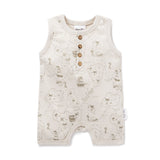 Pirate Map Henley Romper