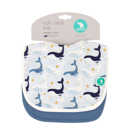 All4Ella | Silicone Bib & Spoon with reusable pouch - Dusty Pink