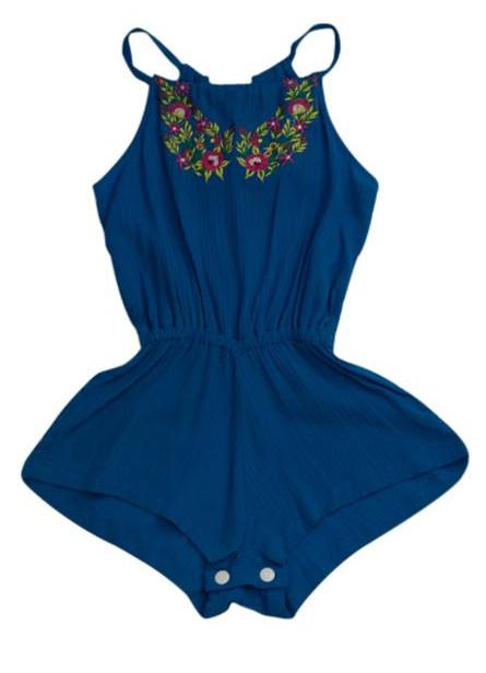 Sage Designs | Cobalt Blue Playsuit - LAST Size 00
