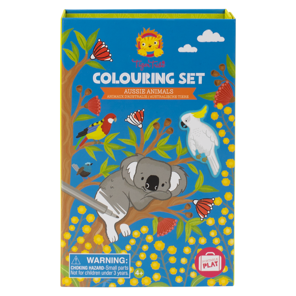 Tiger Tribe Colouring Set - Aussie Animals