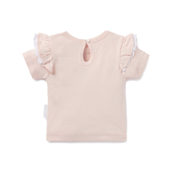 Aster & Oak | Unicorn Print Flutter Tee