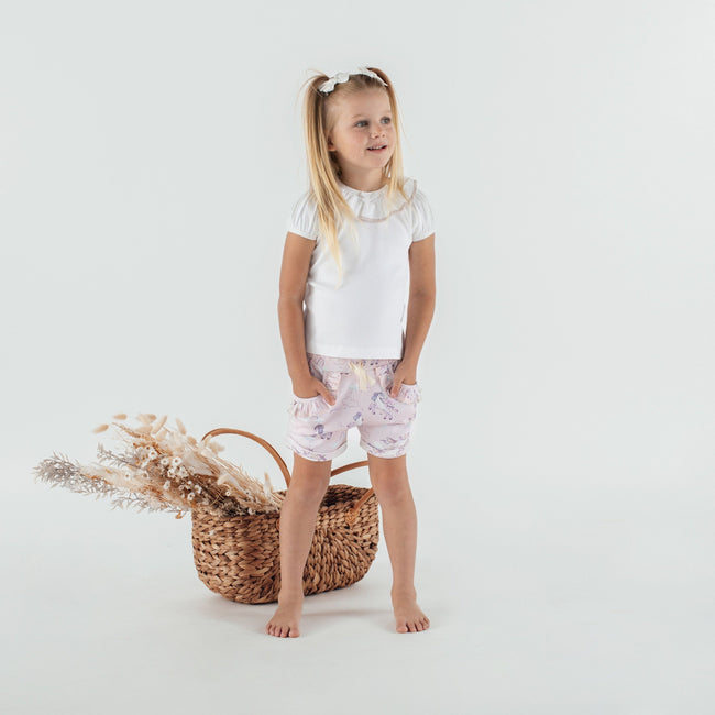 Aster & Oak | Unicorn Ruffle Shorts