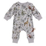 Kapowkids Vintage Safari Zip onesie