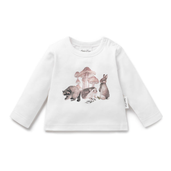 Aster & Oak | Woodland Print LS Top - LAST Size 1, 2