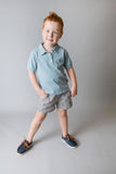 Love Henry | Light Turquoise Polo Shirt - LAST Size 5, 7