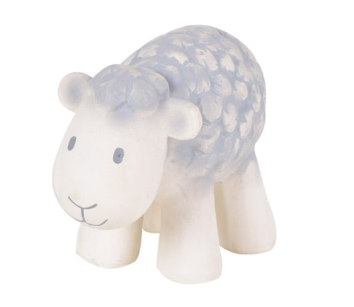 Tikiri | Sheep - Natural Rubber Baby Rattle & Bath Toys