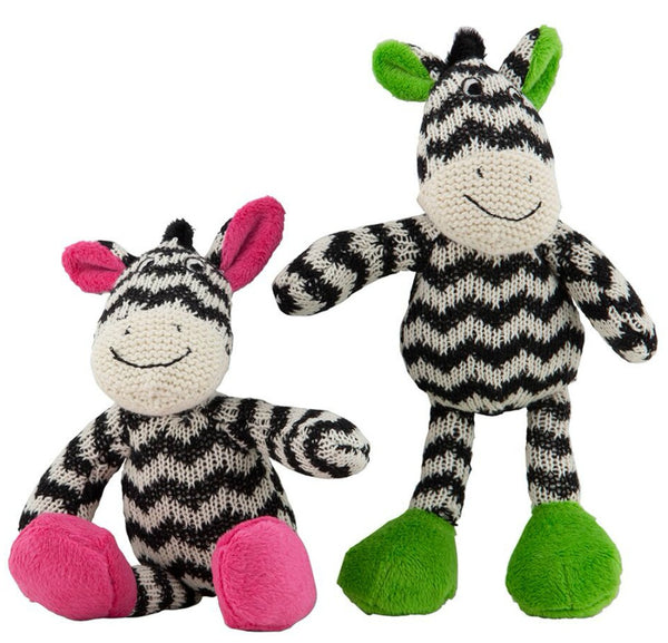 Ziggy Zebra Rattles - Pink