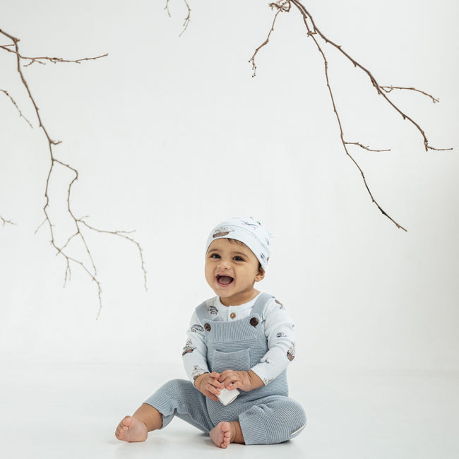 Aster & Oak | Whale Henley Onesie